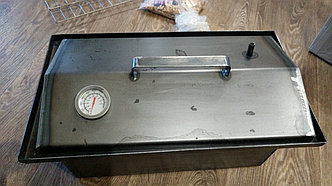 Коптильня 46 см. 2 мм. с термометром и комплектом щепы