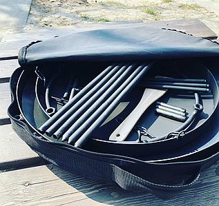 Сковорода из диска с крышкой 30 сантиметров