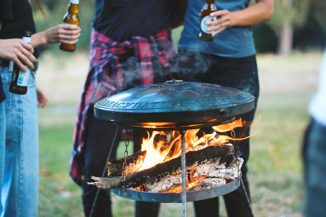 Сковорода из диска с крышкой 40 сантиметров