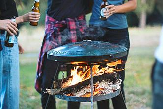 Сковорода из диска с крышкой 40 сантиметров