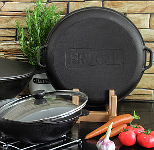 Крышка-сковорода чугунная, Ø 360мм