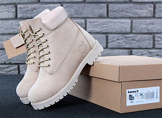 Женские ботинки Тимберленд цвет пудра (Женские ботинки Timberland 36-41)