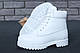Женские ботинки Timberland Classic Boots белого цвета натуральный шерстяной мех 100% живые фото, фото 4