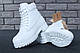 Женские ботинки Timberland Classic Boots белого цвета натуральный шерстяной мех 100% живые фото, фото 5