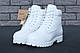 Женские ботинки Timberland Classic Boots белого цвета натуральный шерстяной мех 100% живые фото, фото 8